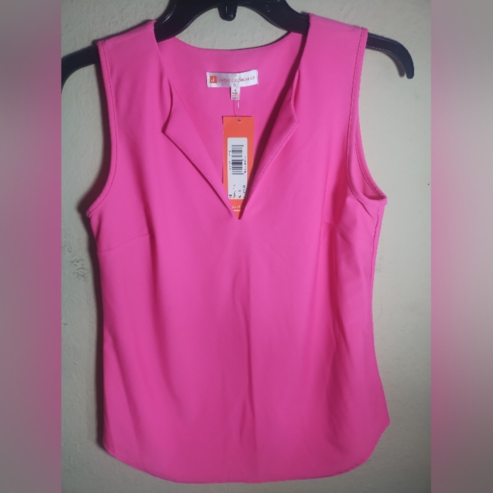 New Jude Connally Top Women S Ali Spring Pink Top Coastal Beach Vacation